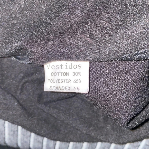 Fashion Black turtle neck body corn dress - Picture 5 of 9